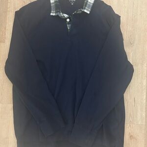 J. Crew Navy Blue Casual Button Down Shirt